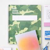 1 Subject Spiral Notebook – Olive Camo