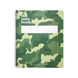 camouflage pattern spiral notebook 